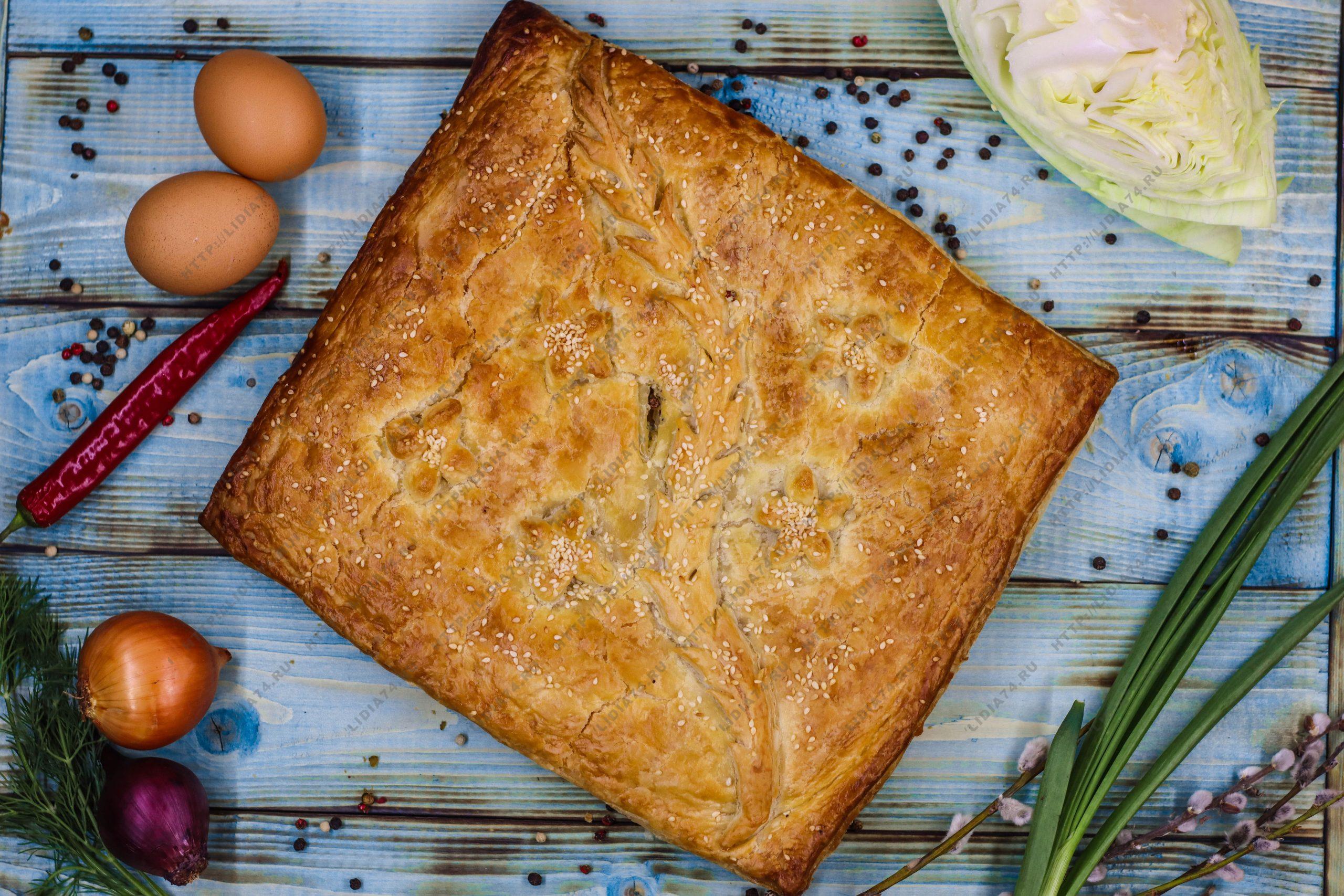 Пирог с яйцом и зеленым луком в духовке рецепт с фото